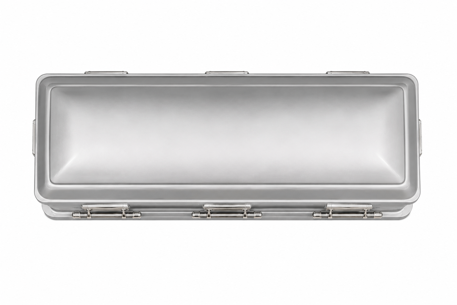 Brush Natural / Platinum Finish With White Velvet Interior